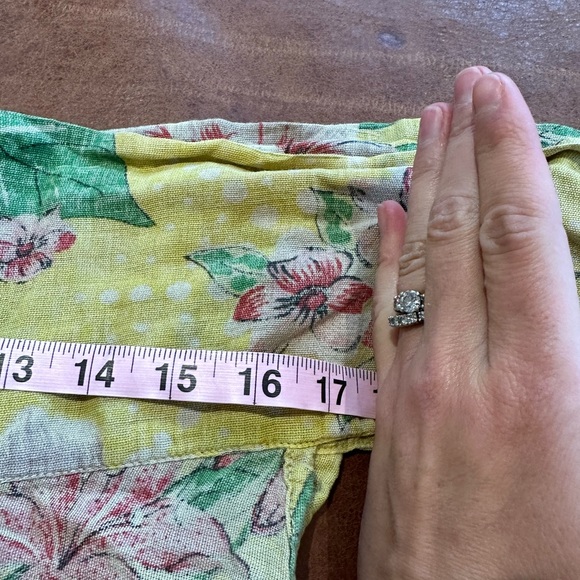 Onbe Skirt, Yellow Floral Print, Women's Small - Picture 4 of 5